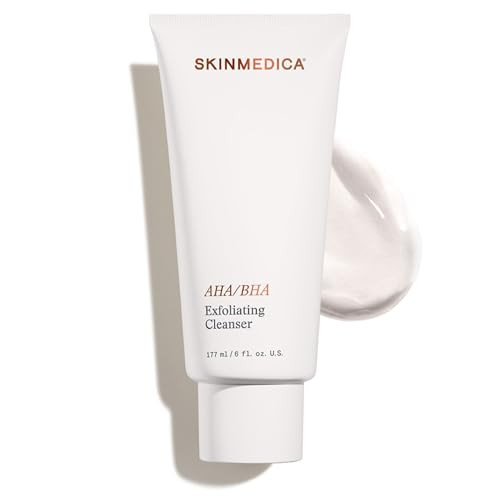 SkinMedica AHA/BHA Exfoliating Face Wash (NEW PACKAGING),Gentle Facial Exfoliating Scrub with Jojoba Oil for Smoother, Radiant Skin - Helps Improve the Appearance of Skin Tone & Texture (6 Fl Oz) | Amazon (US)