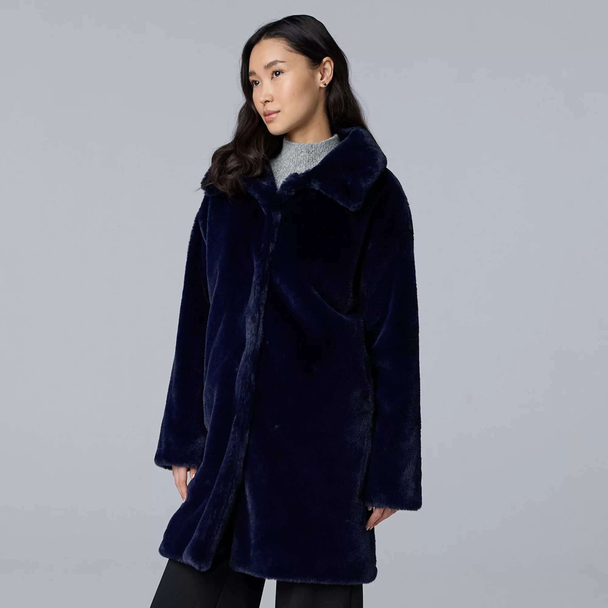Women's Simply Vera Vera Wang Faux Fur Coat | Kohl's