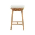 Better Homes & Gardens Springwood Barstool, Set of 2, Light Honey Finish | Walmart (US)