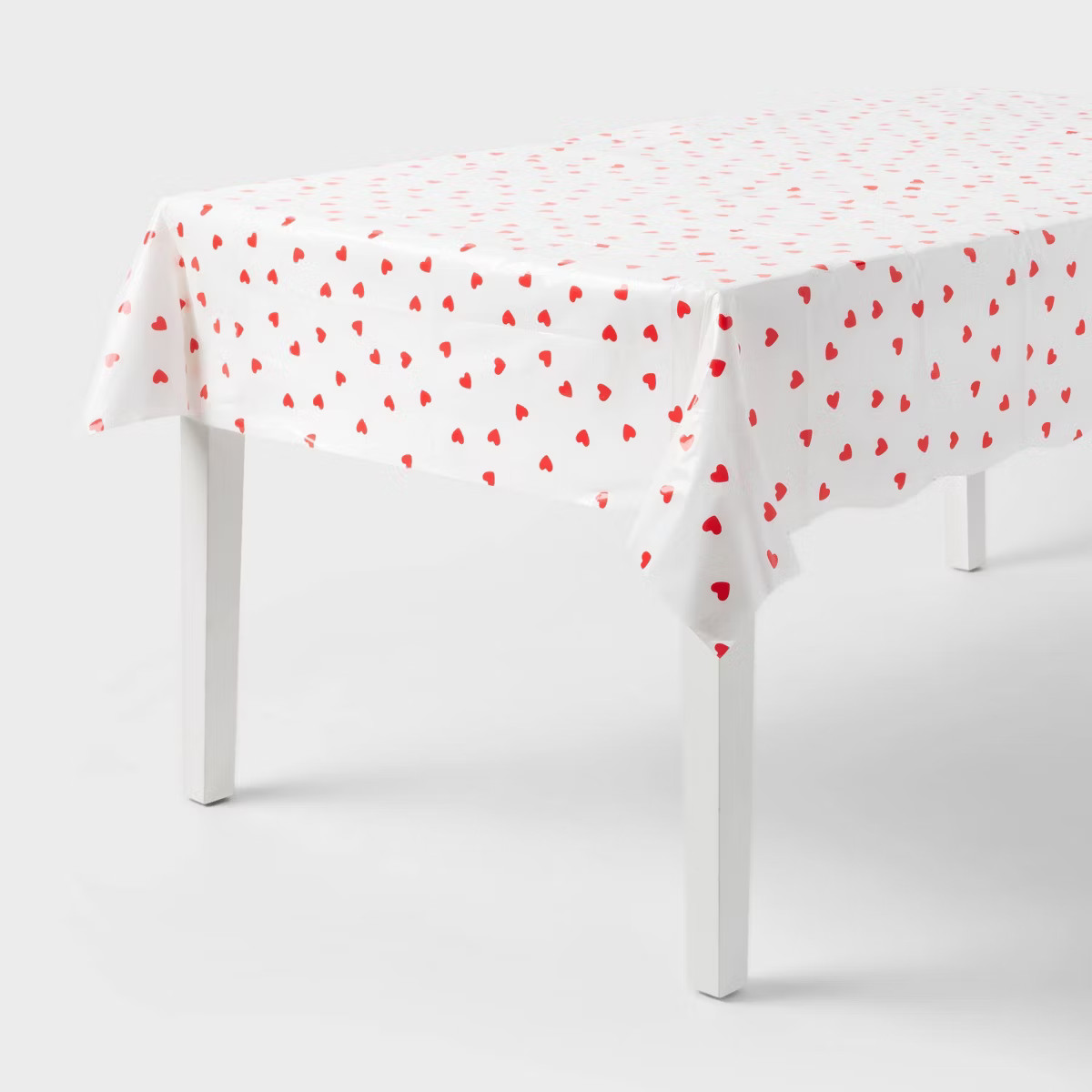 Valentine's Day Heart Print Table Cover - Spritz™ | Target