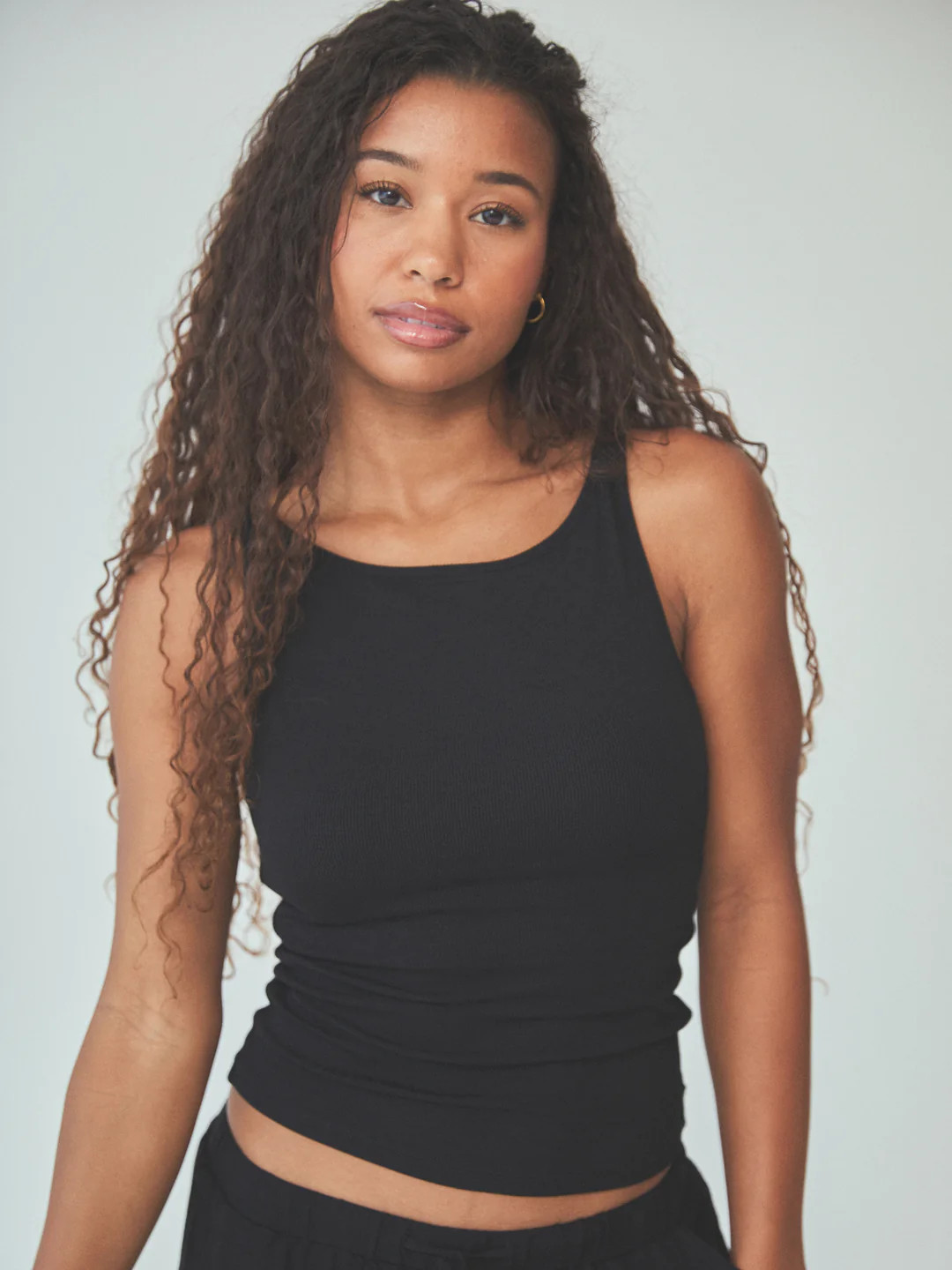 Ribbed Dainty Boat Neck Brami | Klassy