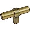 10 Pack - Cosmas 181BAB Brushed Antique Brass Cabinet Bar Handle Pull Knob - 2-3/8" Long | Amazon (US)