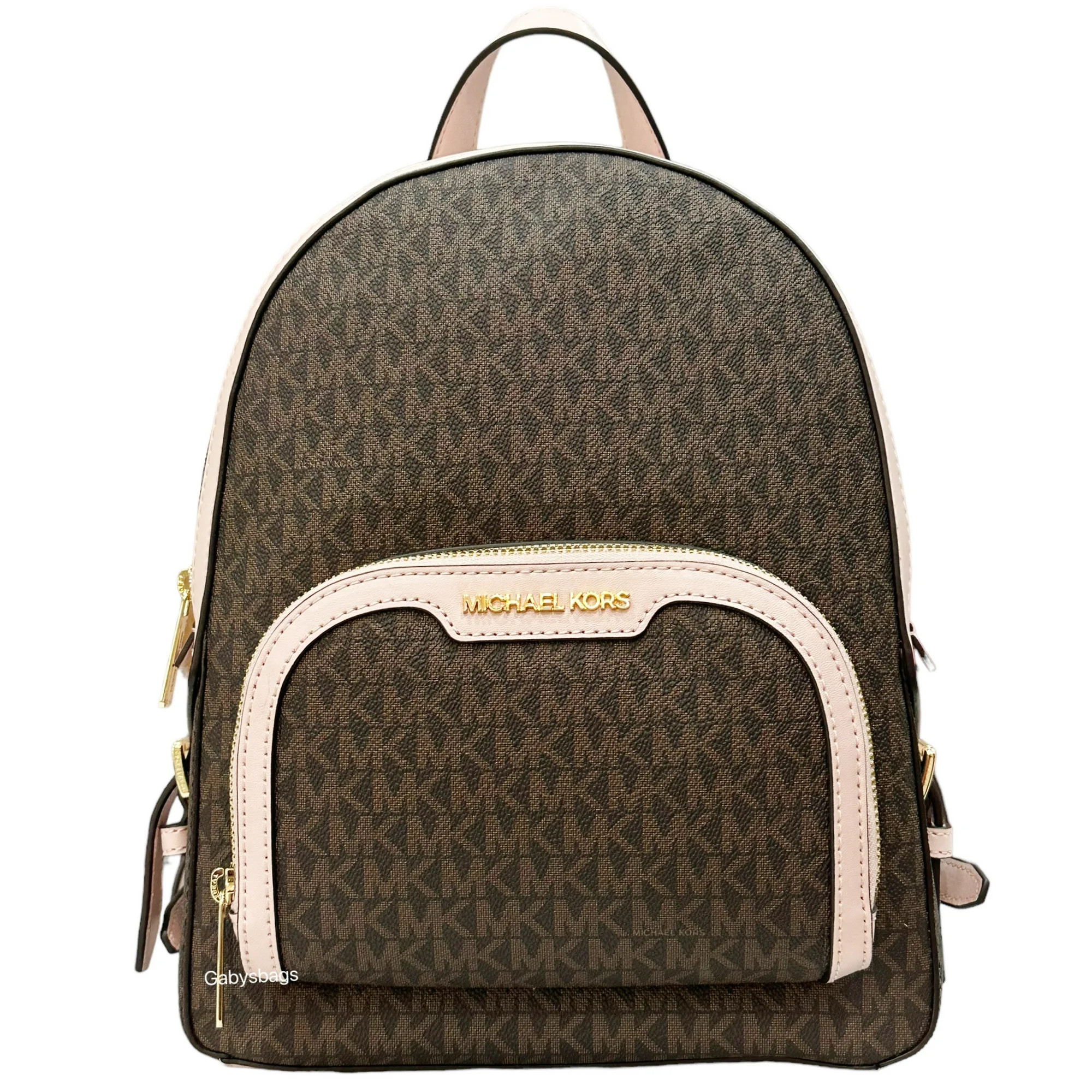 Michael Kors Womens Jaycee Medium Logo Backpack 35S2G8TB2B-424 (Powder Blush) | Walmart (US)