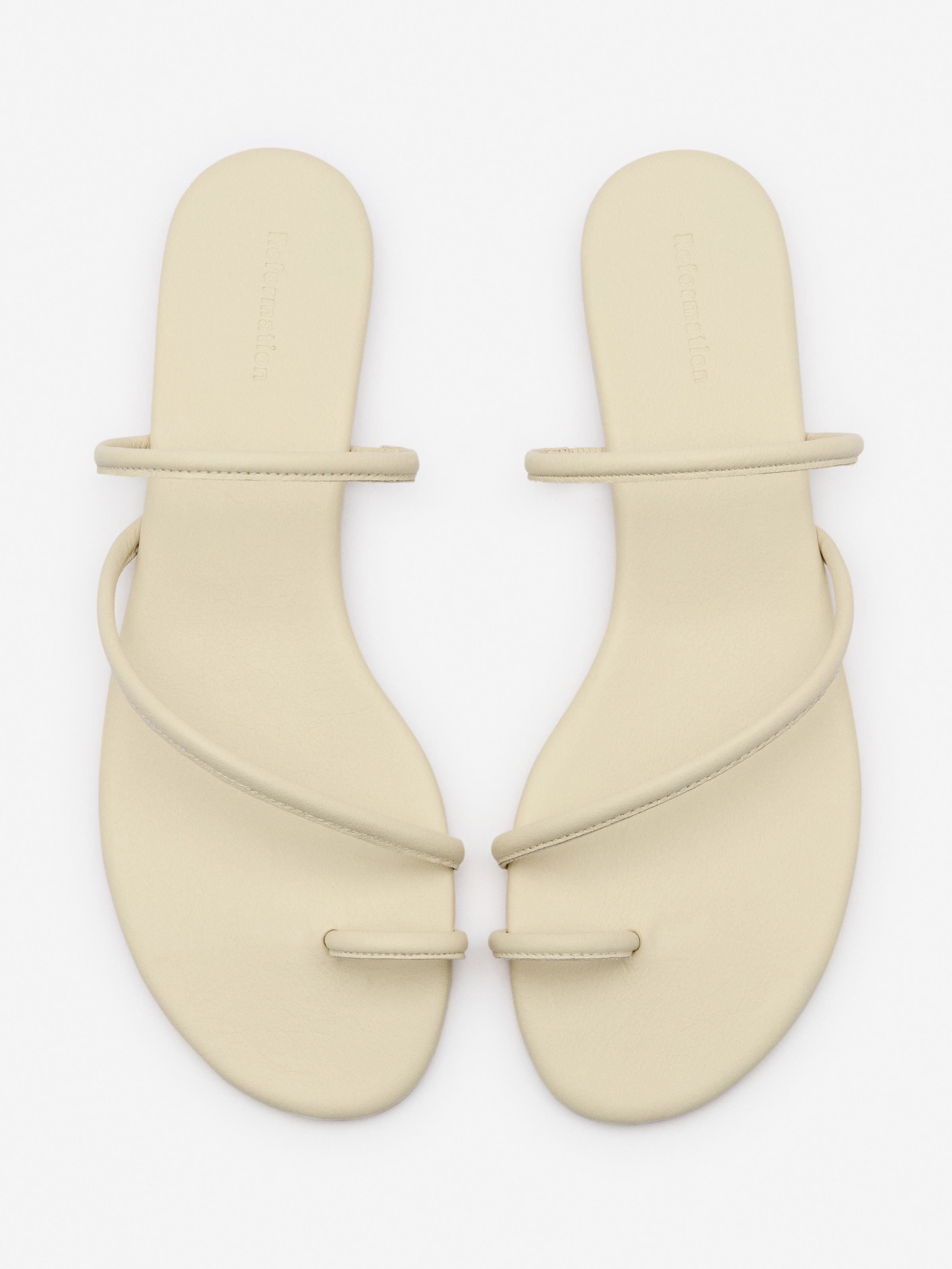 Ludo Toe Ring Strappy Flat Sandal | Reformation (Global)