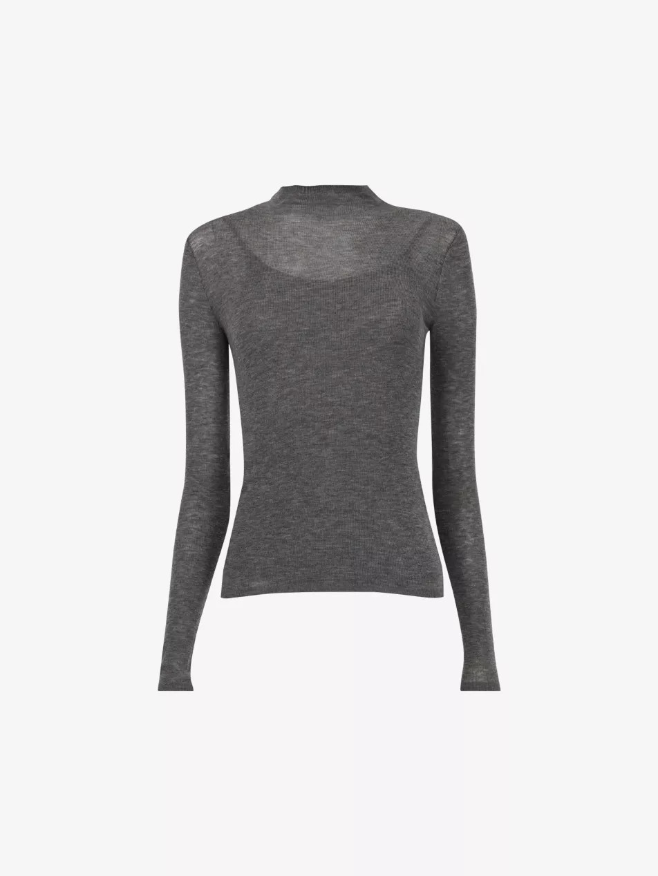 High-neck long-sleeve wool jumper | Selfridges