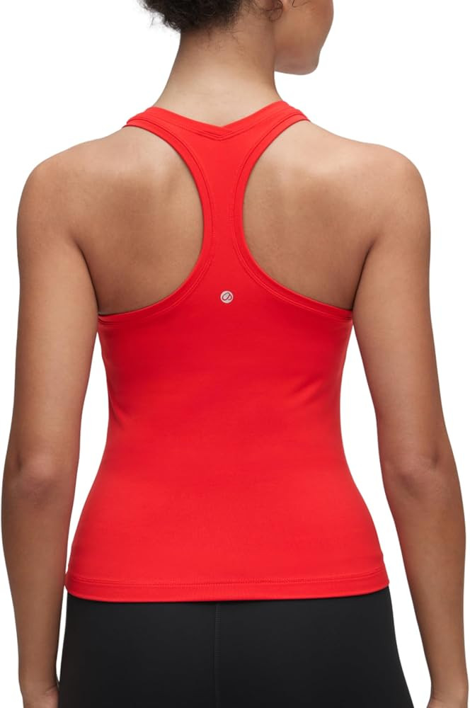 CRZ YOGA Butterluxe Racerback Tank Waist Length | Amazon (US)