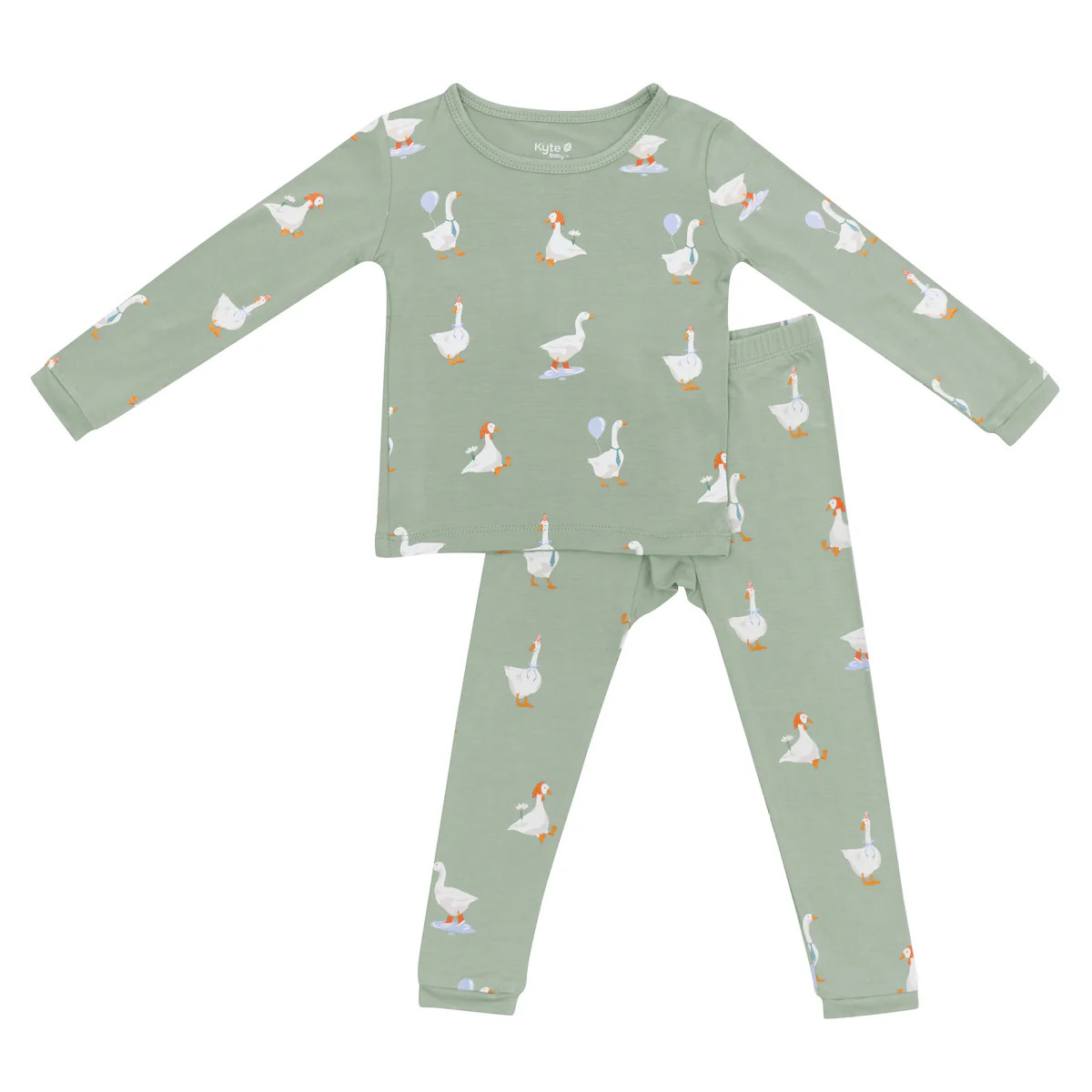 Long Sleeve Pajamas in Silly Goose | Kyte Baby