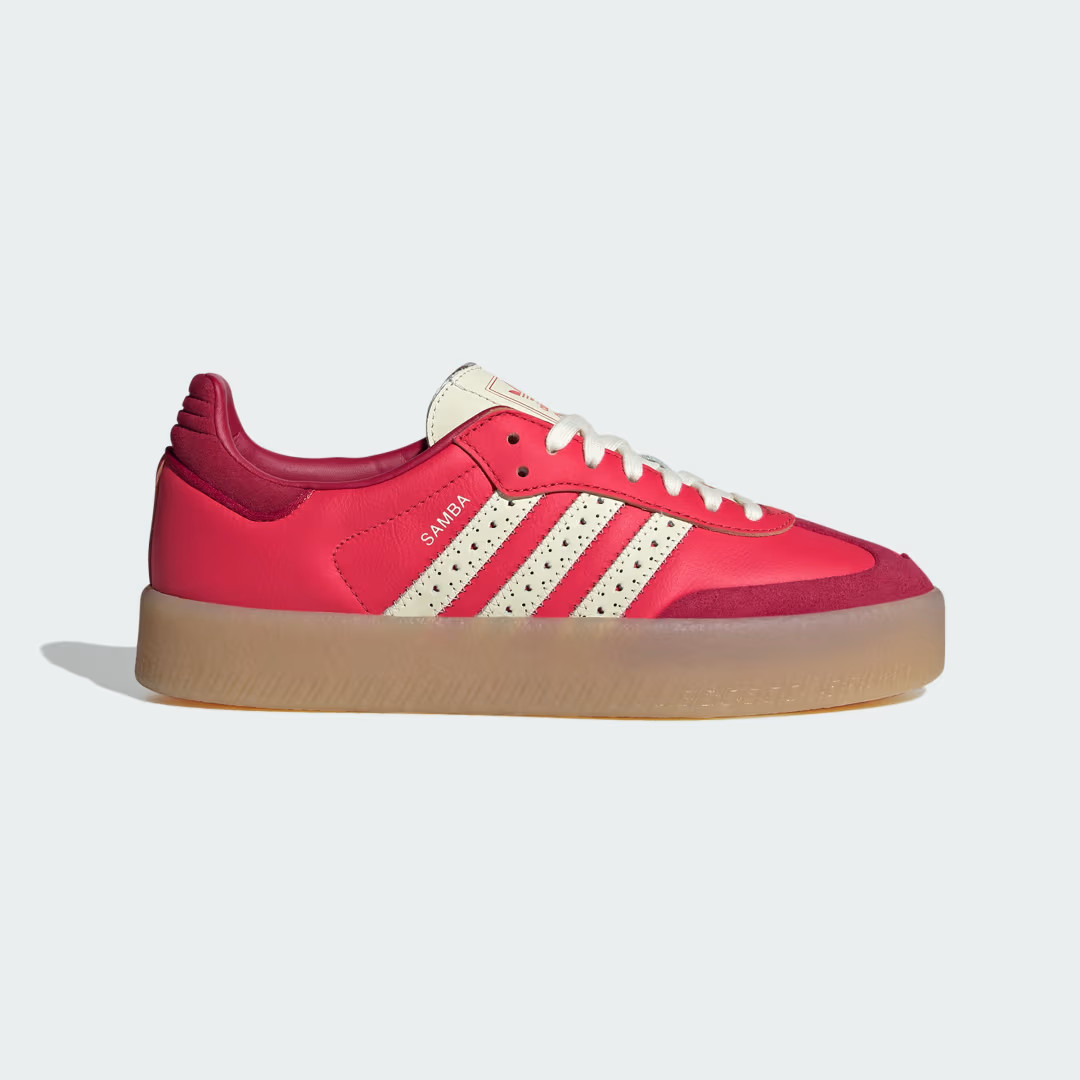 adidas Sambae Shoes Bright Red M 4.5 / W 5.5 Womens | adidas (US)