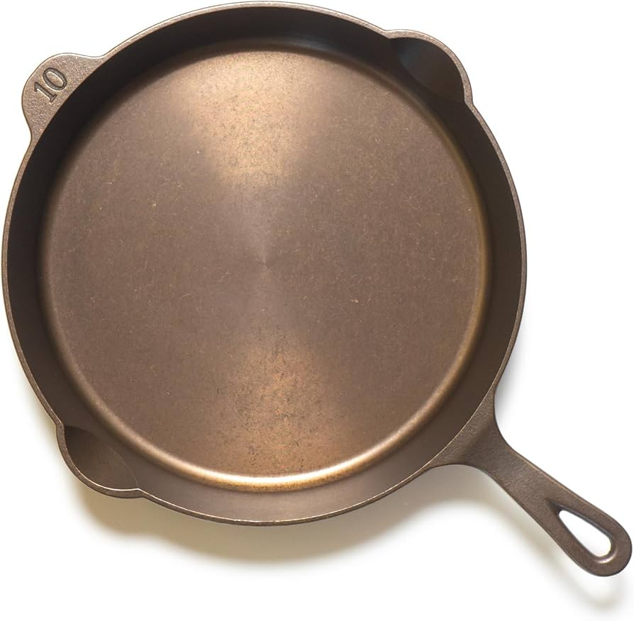 Lancaster Cast Iron No. 10 Skillet - 11-5/8-Inch Pre-Seasoned Heirloom Pan - Made in USA | Amazon (US)