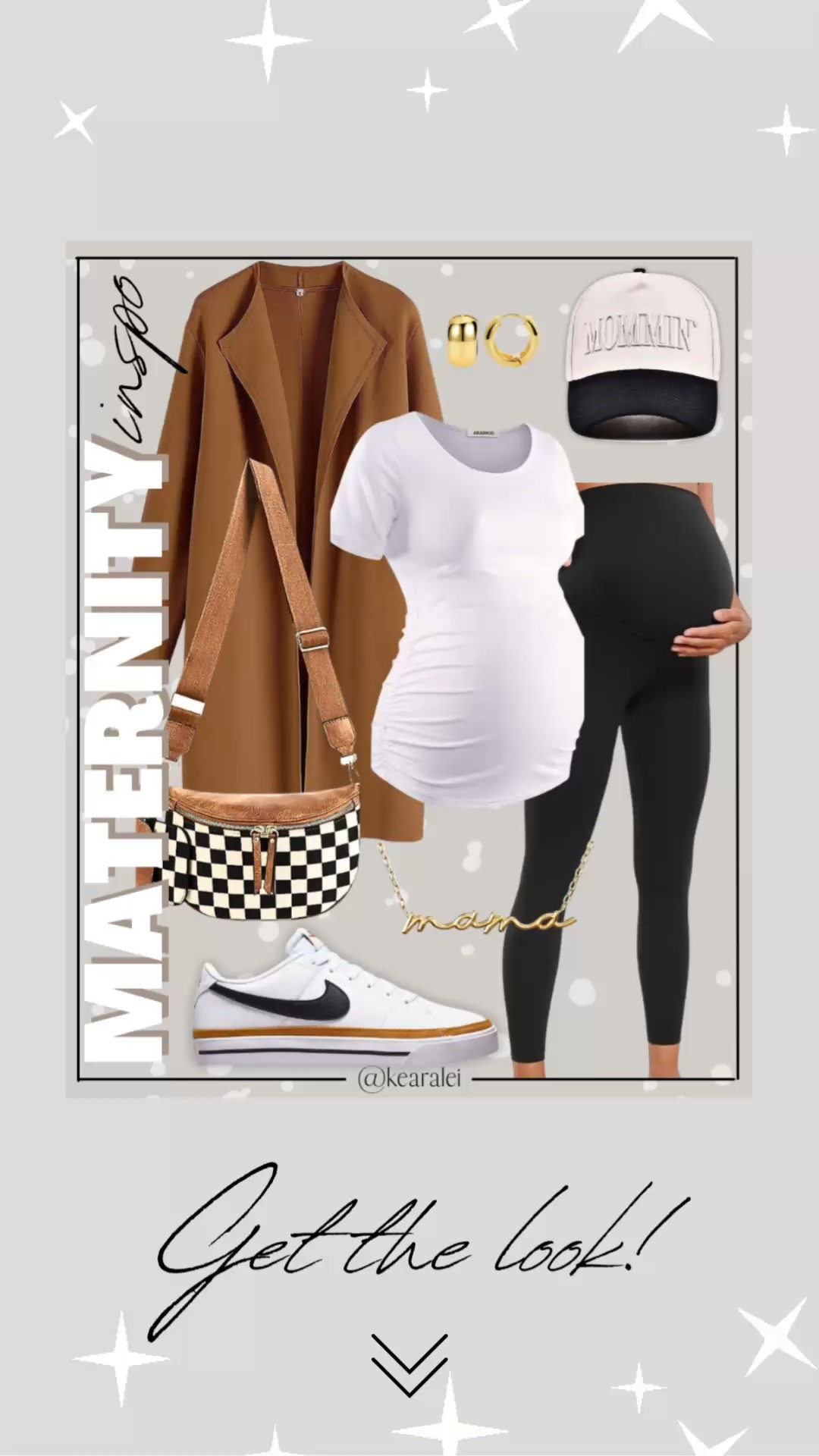 Fall maternity outfits winter maternity pregnancy outfit idea black maternity leggings over the bump with white maternity shirt maternity top and tan rust camel brown open front long cardigan coatigan and women’s Nike court legacy sneakers white tan black sneakers tan baseball hat mommin color block hat trucker hat cap checkered cross body bum bag carryall tote purse gold mama necklace Amazon fall outfits affordable baby bump style || #maternity #outfits #outfit #cardigan #coatigan #amazon #pinkblush #motherhood #bump #pregnancy #pregnant
.
.
.
baby shower dress, Maternity Dresses, Maternity, over the bump, motherhood maternity, pinkblush, mama shirt sweatshirt pullover, hospital bag, nursery, maternity photos, baby moon, pregnancy, pregnant, maternity leggings, maternity tops, diaper bag, mama necklace, baby boy, baby girl outfits, newborn, mom, 

Amazon fashion, teacher outfits, business casual, casual outfits, neutrals, street style, Midi skirt, Maxi Dress, Swimsuit, Bikini, Travel, skinny Jeans, Puffer Jackets, Concert Outfits, Cocktail Dresses, Sweater dress, Sweaters, cardigans Fleece Pullovers, hoodies, button-downs, Oversized Sweatshirts, Jeans, High Waisted Leggings, dresses, joggers, fall Fashion, winter fashion, leather jacket, Sherpa jackets, Deals, shacket, Plaid Shirt Jackets, apple watch bands, lounge set, Date Night Outfits, Vacation outfits, Mom jeans, shorts, sunglasses, Disney outfits, Romper, jumpsuit, Airport outfits, biker shorts, Weekender bag, plus size fashion, Stanley cup tumbler, Target, Abercrombie and fitch, Amazon, Shein, Nordstrom, H&M, forever 21, forever21, Walmart, asos, Nordstrom rack, Nike, adidas, Vans, Quay, Tarte, Sephora, lululemon, free people, j crew jcrew factory, old navy

#LTKootd #LTKBump #LTKBaby