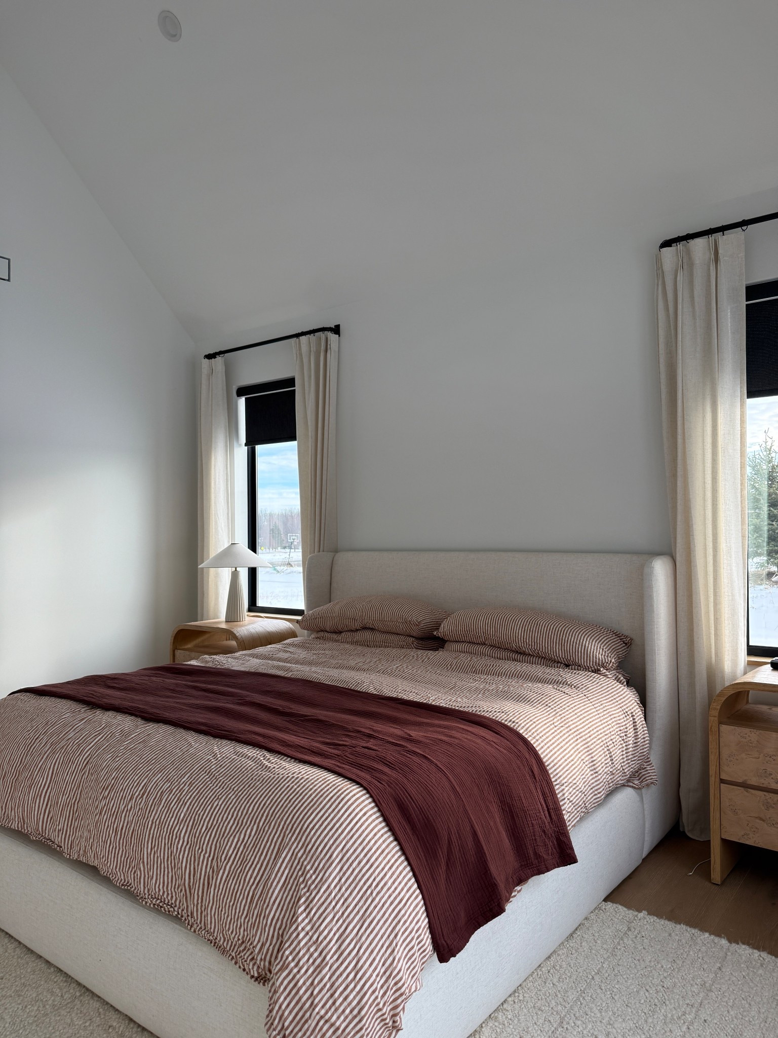 My linen stripe bedding! 

#LTKHome