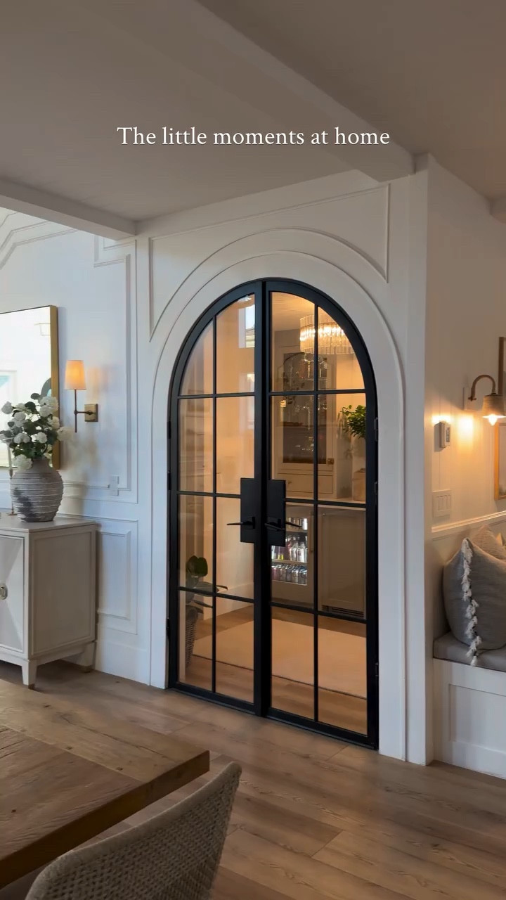 Paint:
kitchen cabinets
•	Natural Cream by Benjamin Moore
Satin finish — 
25% tint 

walls, hood & ceiling
•	Chantilly Lace by Benjamin Moore
Satin finish (celing is flat finish)

Tile- Zellige Tile Pure
White 4 x 4

Countertops- Polished
Quartz Slab in Bianca
Calore 

#LTKSeasonal #LTKSaleAlert #LTKHome