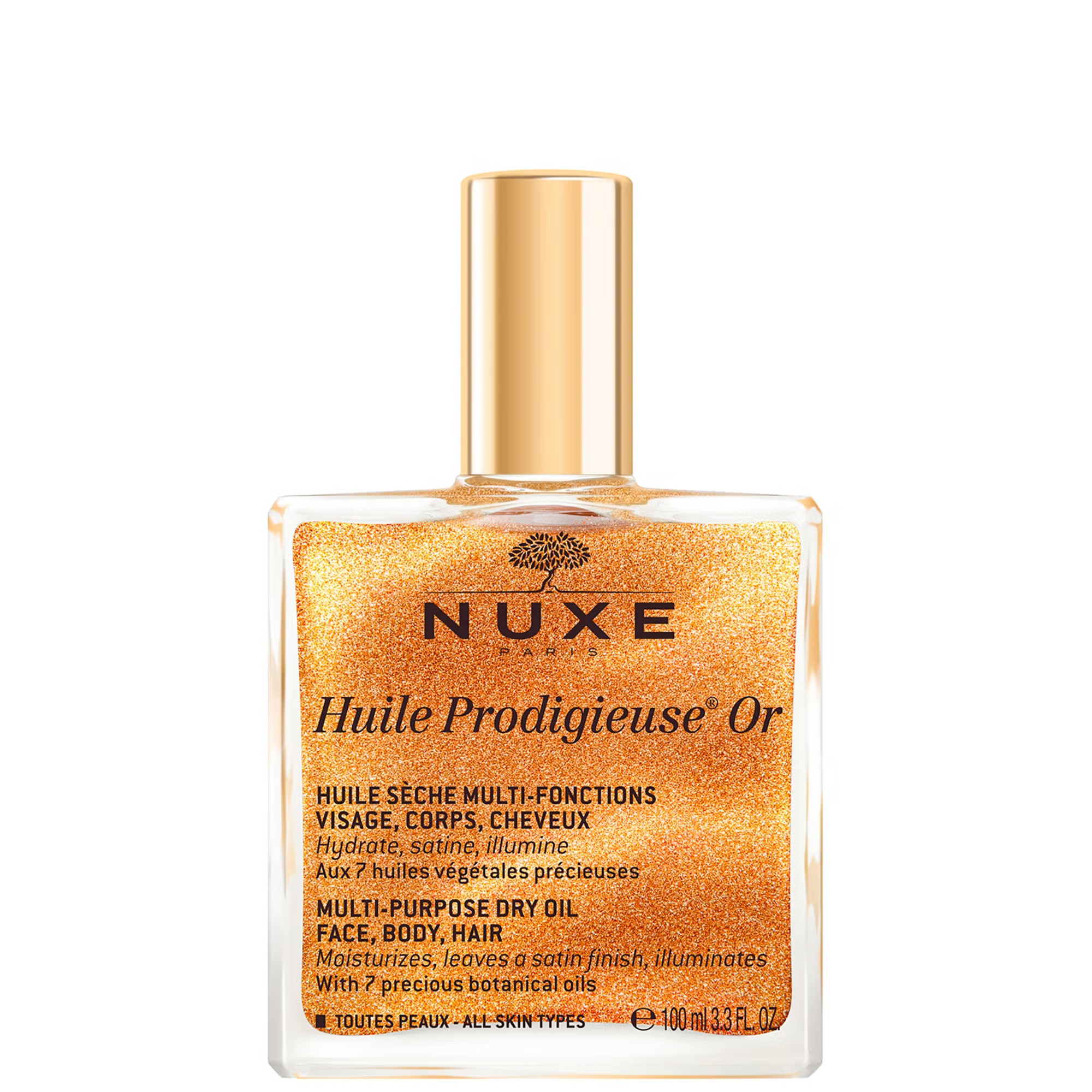 NUXE Huile Prodigieuse Shimmering Multi Purpose Dry Oil 100ml | Look Fantastic (UK)