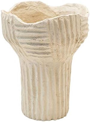 Creative Co-Op Handmade Paper Mache, Natural (Each One Will Vary) Vase | Amazon (US)