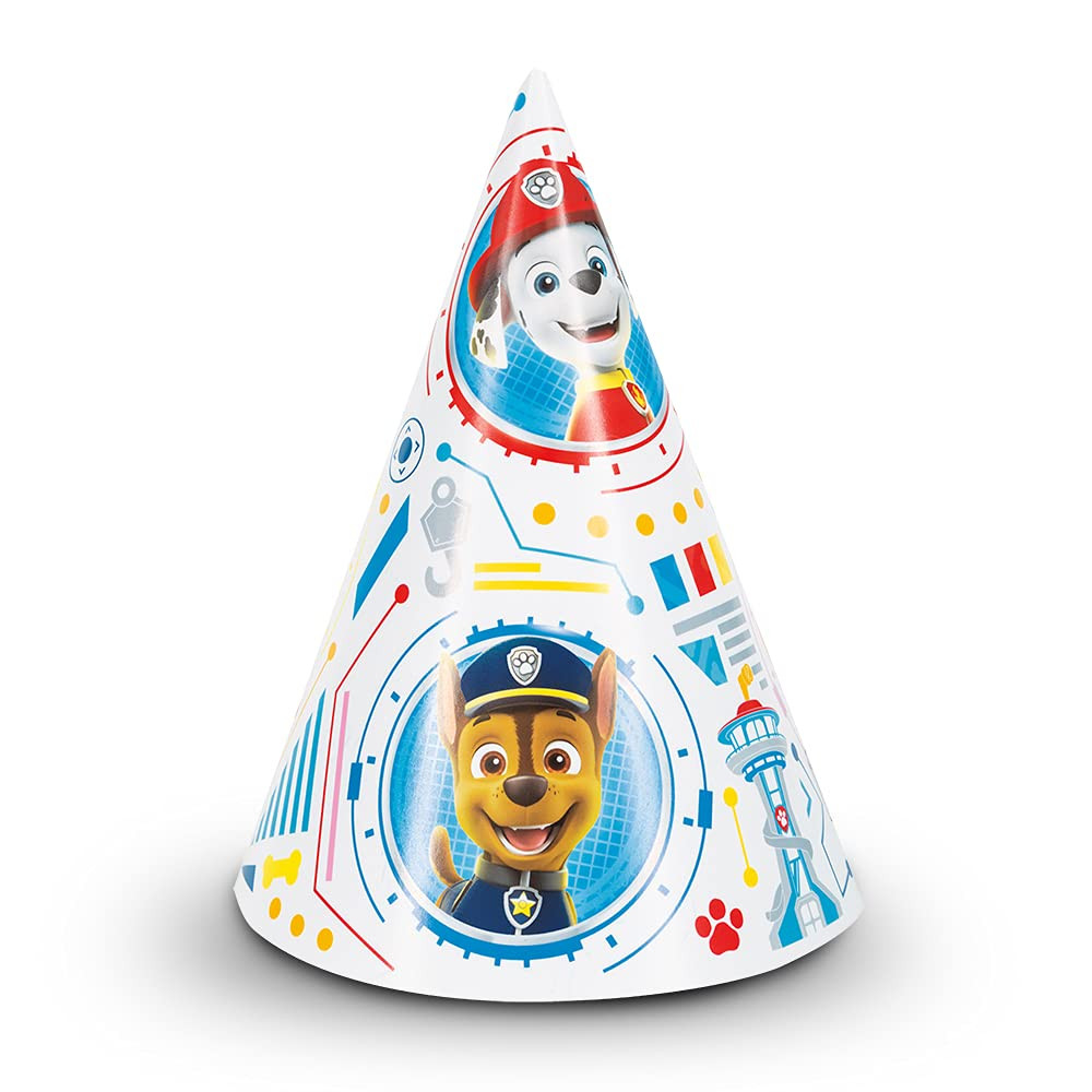 Paw Patrol Party Hats (8 Count) - Colorful & Fun Celebration Accessory, Perfect for Kids' Parties | Amazon (US)