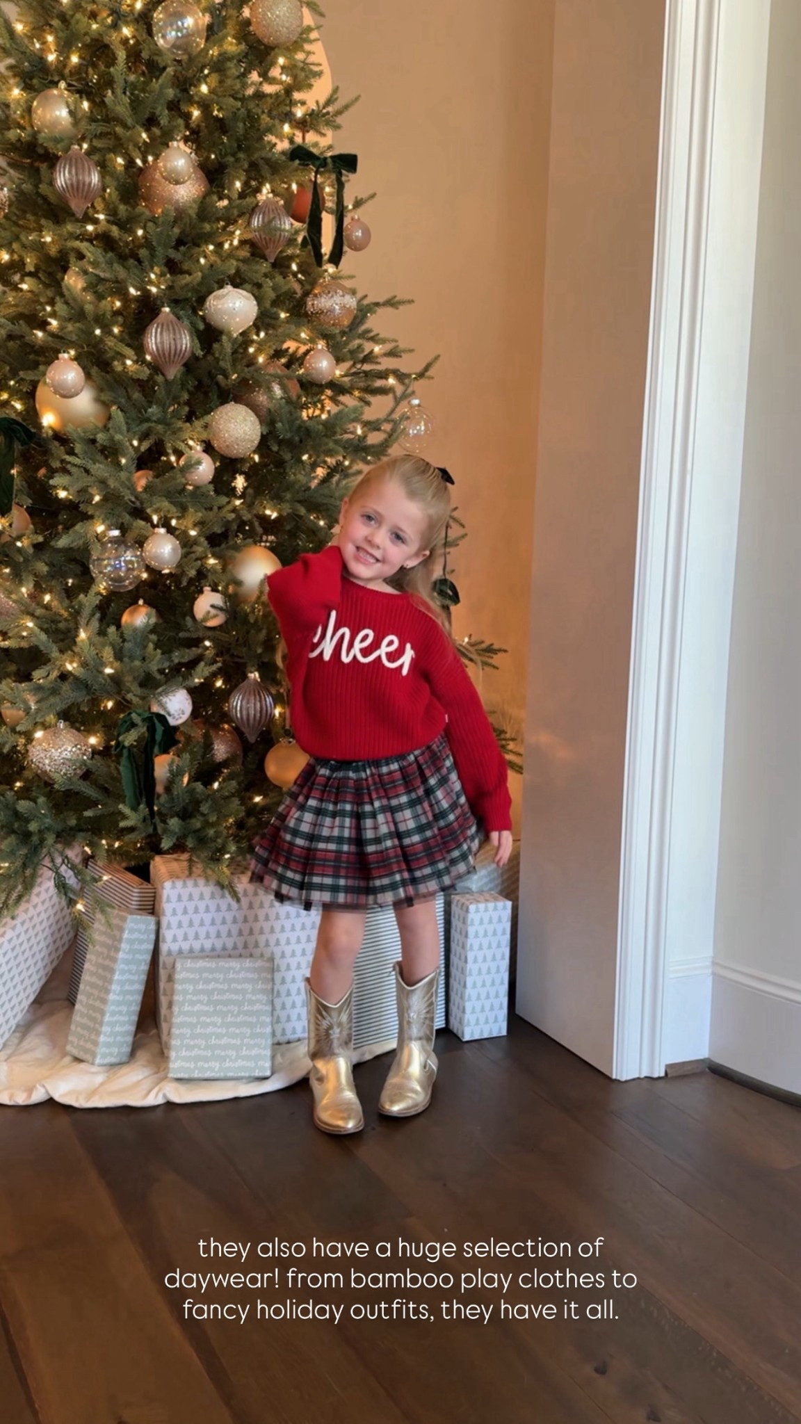 #LittleSleepiesPartner feeling the holiday magic extra this year 🥹✨ the kids love when they get the chance to wear matching holiday jammies and their little outfits! @littlesleepies were actually the first PJs I ever bought for the girls, and now getting to put Brody in them just feels so full-circle. 😭🤍

the softest fabric, the cutest prints… making these moments feel even sweeter. get 20% off holiday pieces with code JESS20 (expires 12/15)

little girls, sisters, matching, holiday, christmas, toddler outfit inspo, toddler fashion, christmas eve outfit 

#LTKHoliday #LTKSeasonal #LTKKids