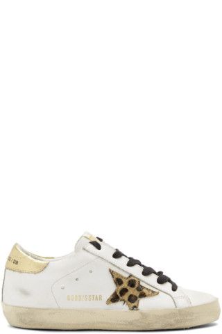 White Gold Tab Super Star Sneakers | SSENSE 