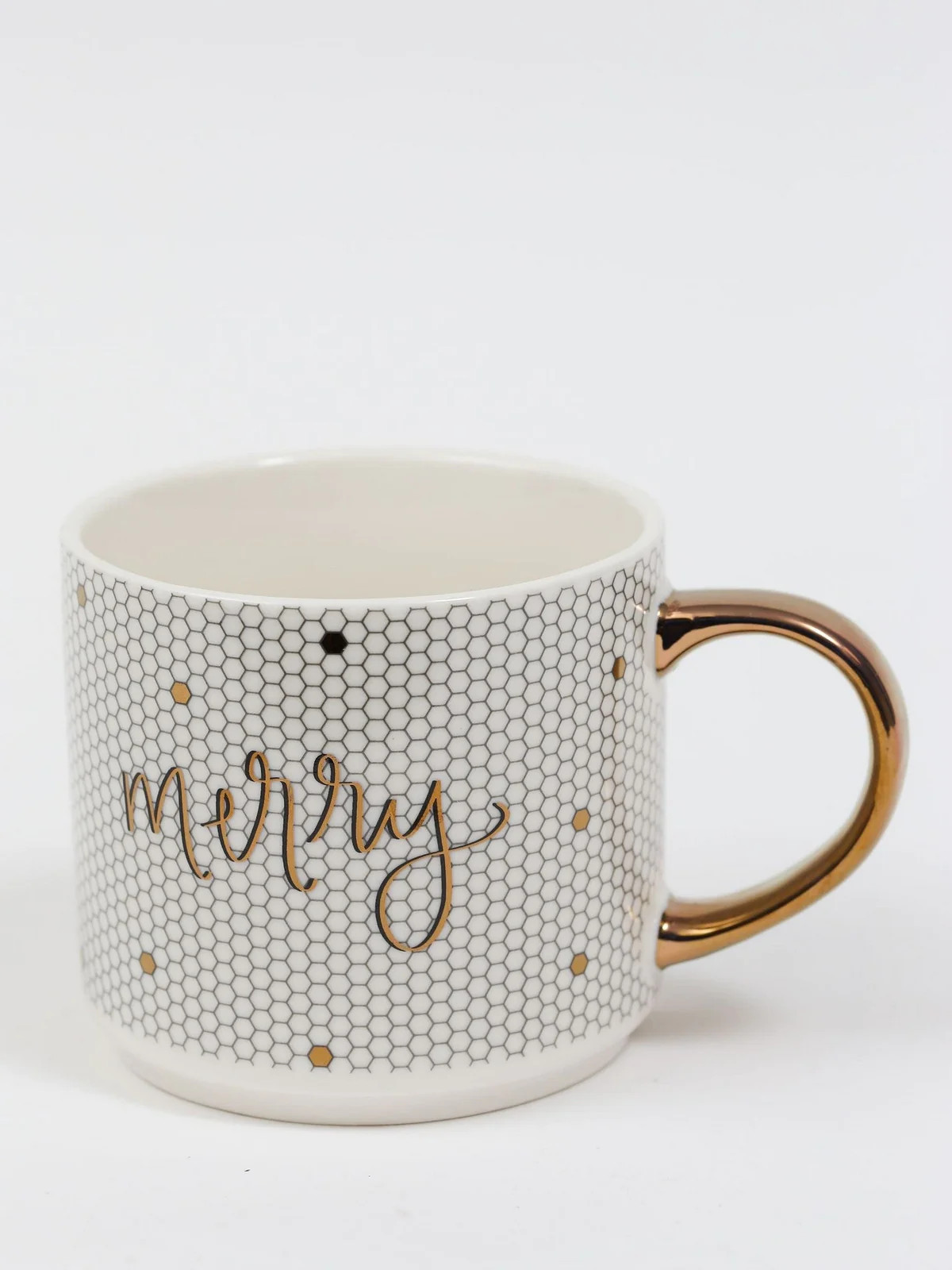 Gold Merry Mosaic Mug | Inspire Me! Home Decor
