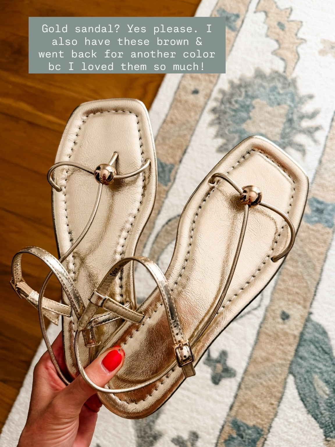 These sandals look expensive but are super affordable! So comfy for everyday wear this summer!

Loverly Grey, Amazon find, Amazon fashion, gold sandals