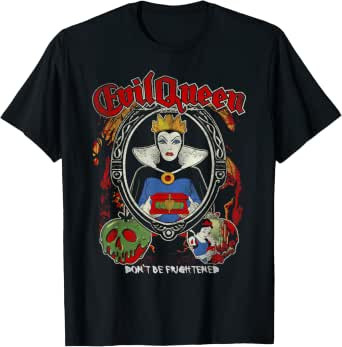Disney Snow White Evil Queen Don't Be Frightened Distressed T-Shirt | Amazon (US)