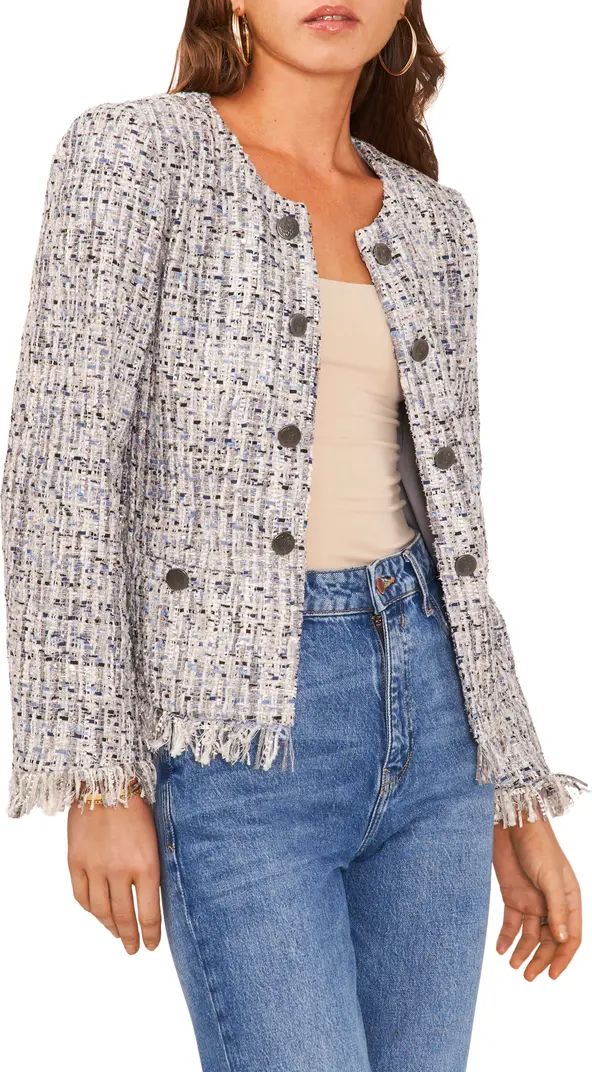 Double Breasted Crop Tweed Jacket | Nordstrom