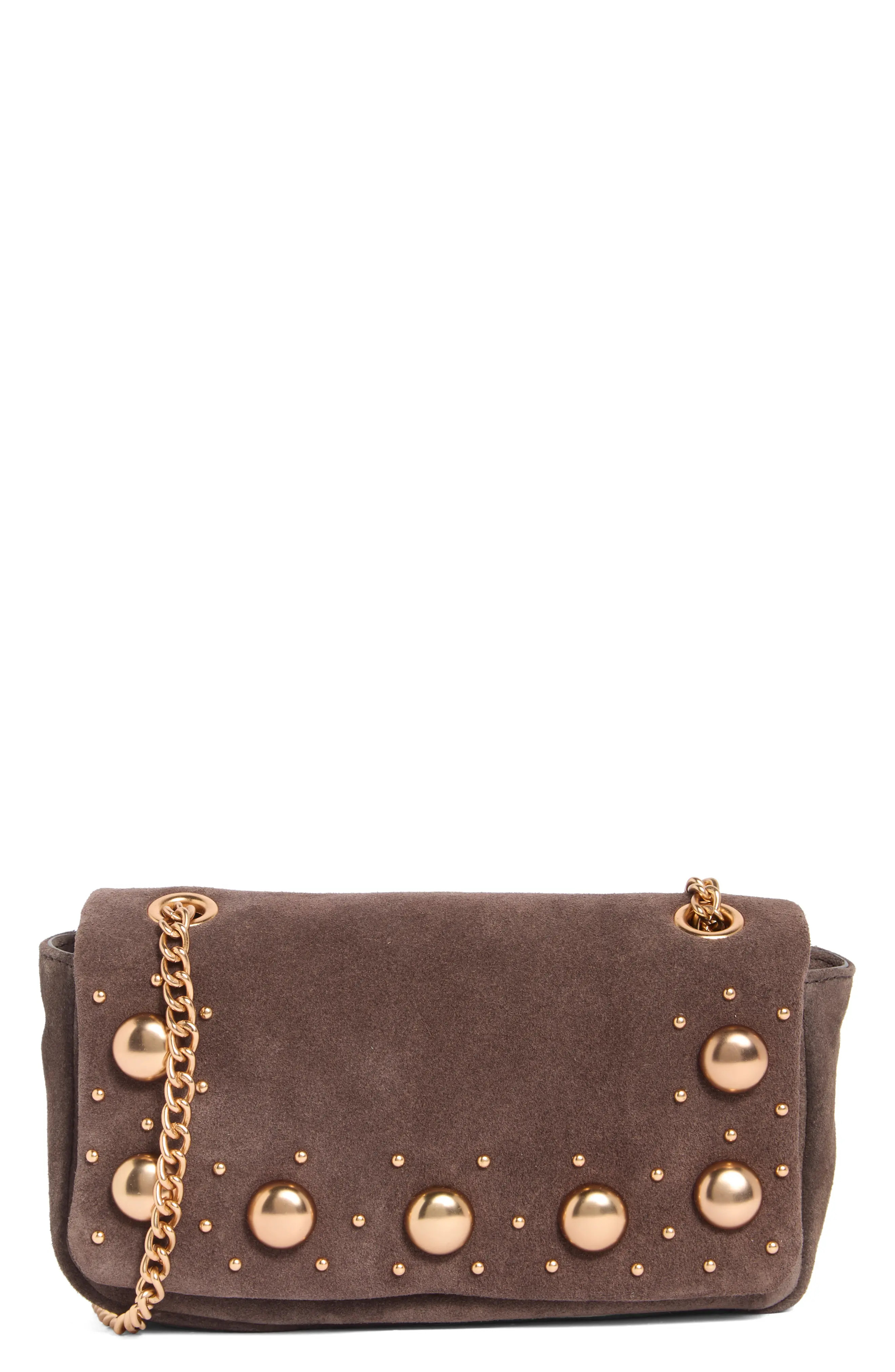 Sam Edelman Kiara Convertible Leather Shoulder Bag in Dark Brown at Nordstrom Rack | Nordstrom Rack