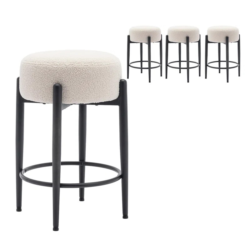 24'' Upholstered Counter Stool | Wayfair North America