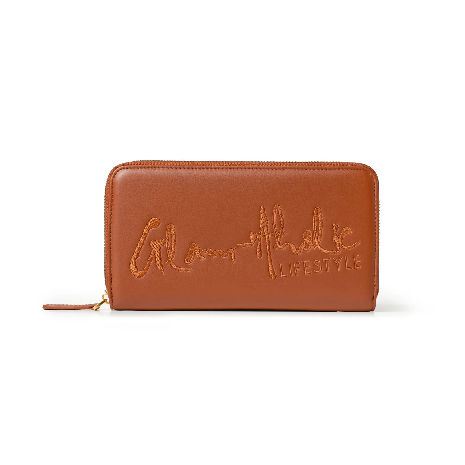 JUMBO SIGNATURE LOGO WALLET - BROWN | Glam-Aholic Lifestyle