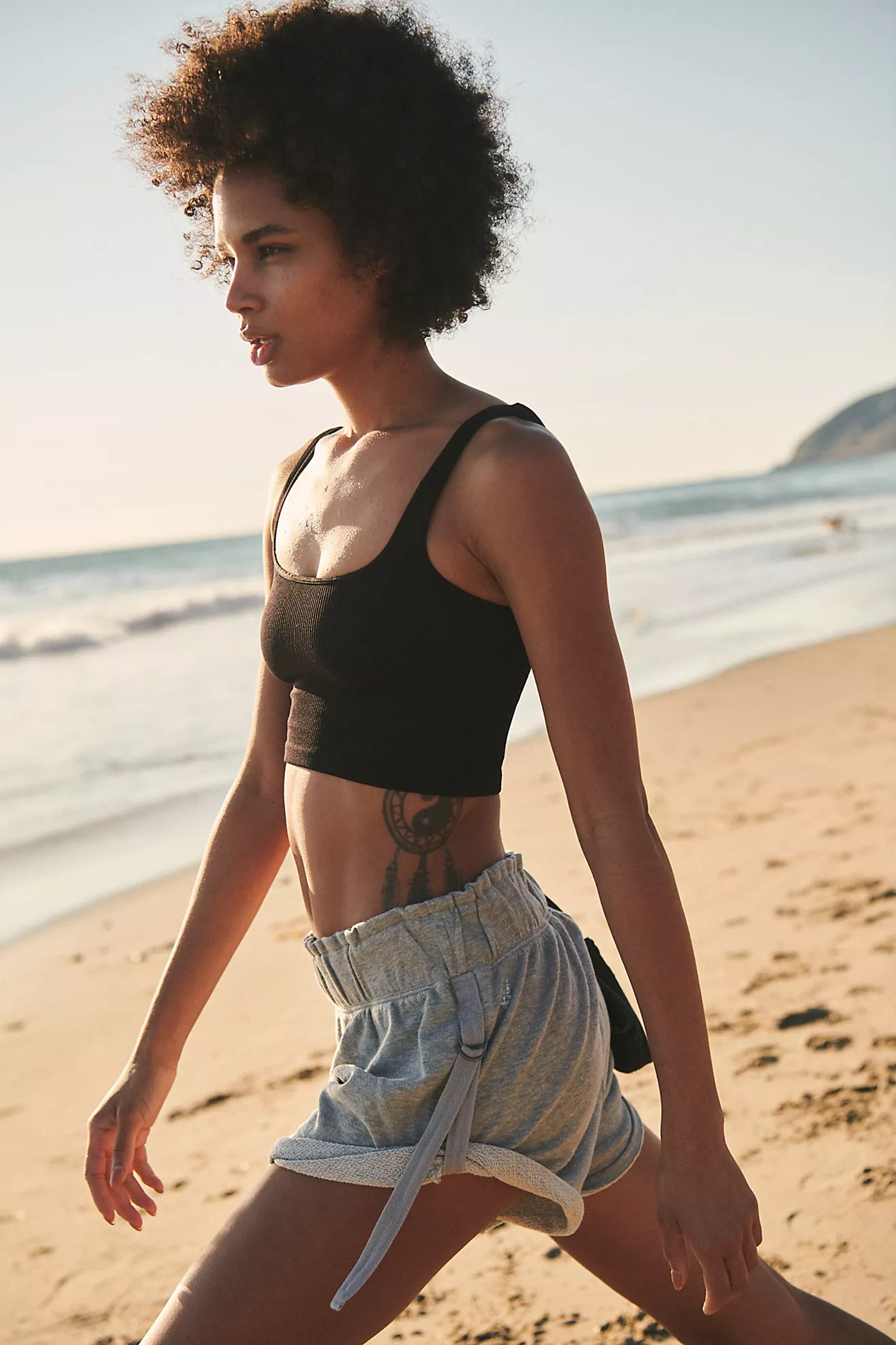 Happiness Runs Square Neck Crop Tank | Free People (Global - UK&FR Excluded)