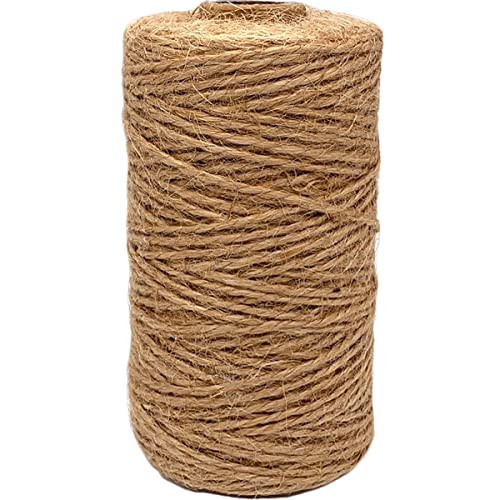 Leecogo Jute String 328 Feet 1 mm 2 ply Durable Natural Jute Rope Twine for Arts Crafts Jewelry Making and DIY Projects | Amazon (US)