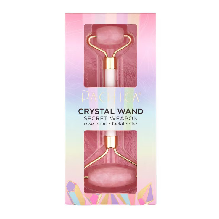 Pacifica Crystal Wand Secret Weapon Rose Quartz Facial Roller - 1ct | Target