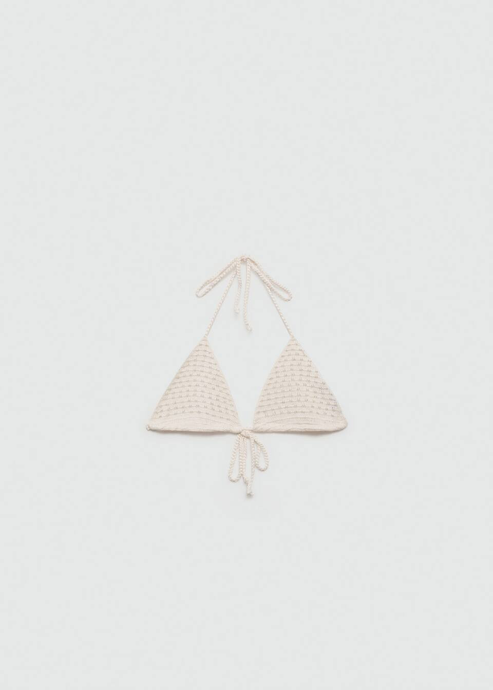 Beaded texture bikini bottoms -  Women | Mango USA | MANGO (US)