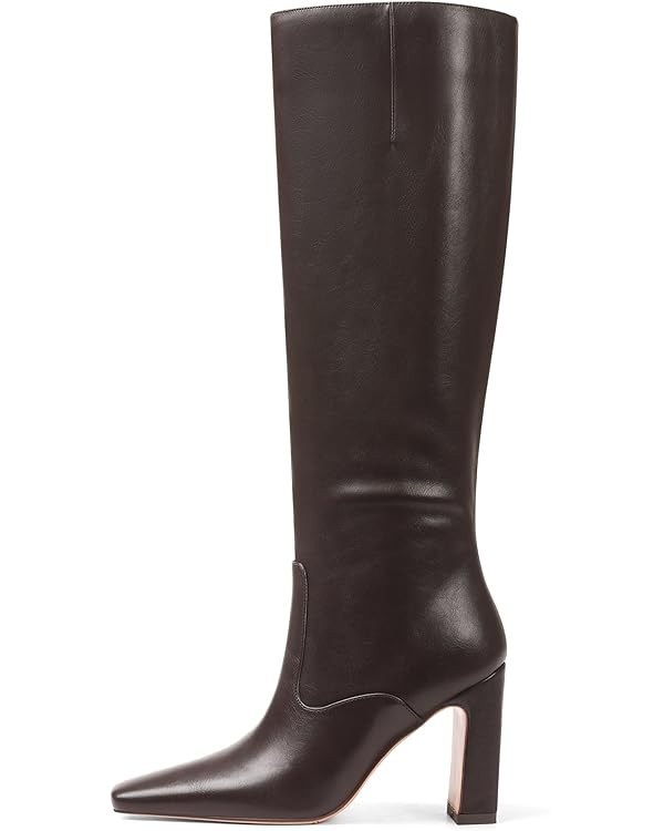 Lovee Cosee Women's Knee High Boots 2025 Chunky Block Heel Square Toe with Side Zipper Fall Winte... | Amazon (US)