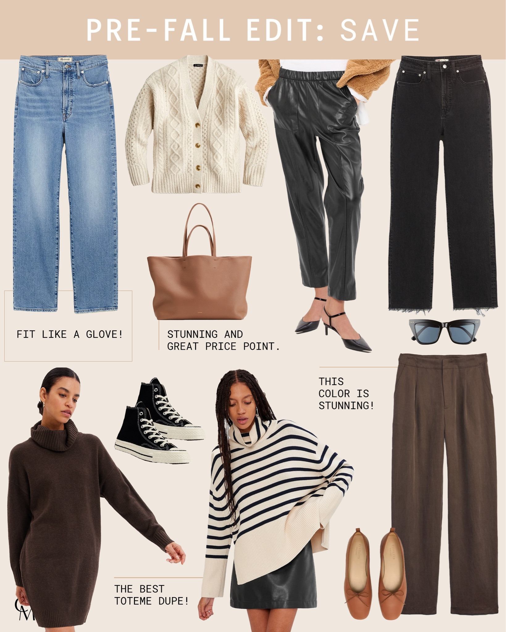 Pre-fall edit: save. Affordable fall finds. Fall style. 


#LTKitbag #LTKshoecrush #LTKSeasonal