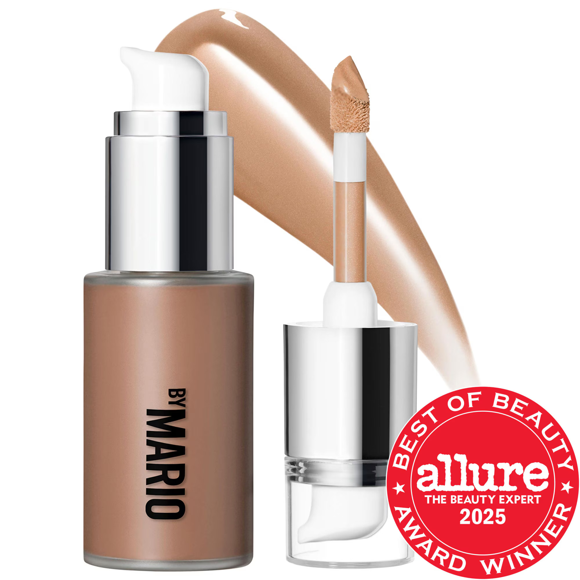 MAKEUP BY MARIO Softsculpt Multi-Use Bronzing & Shaping Serum with Hyaluronic Acid Light 1.01 oz | Sephora (US)