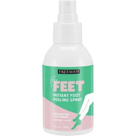 Freeman Flirty Feet Coconut and Aloe Softening Instant Foot Peel Spray, 4 fl oz | Walmart (US)