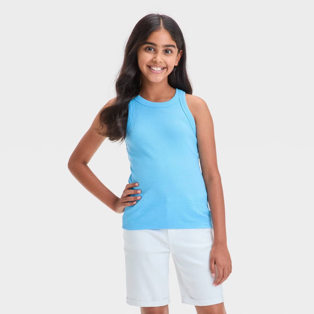 Girls' Ribbed Tank Top - Cat & Jack™ | Target