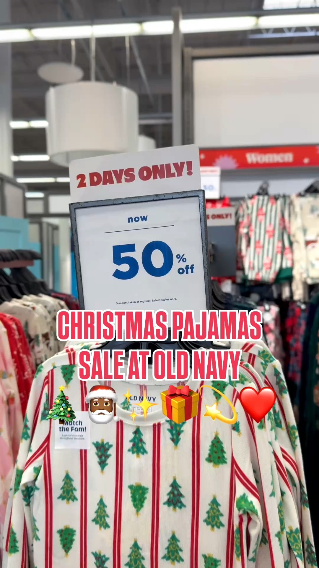 CHRISTMAS PAJAMAS ARE 50% OFF AT OLD NAVY!!! 🎄❤️

The cutest Christmas Pajamas for the WHOLE FAMILY!!! 😍🎅🏽

AND if you have Super Cash, you can STACK IT and save even MORE!!! 

You can shop online OR head to your local @OldNavy and get your family Christmas pajama started early!

I linked some of my FAVORITES on my LTK! ❤️

#OldNavy #ChristmasPajamas #MatchingFamilyPajamas #ChristmasShopping #ChristmasSale #SuperCash #HolidayShopping #Christmas2026 #FamilyChristmas #ToddlerChristmas #ShoppingWithPriiincesss #LTKCreator

#LTKSaleAlert #LTKSeasonal #LTKmomlife
