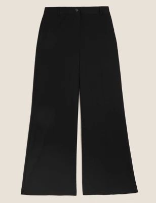 High Waisted Wide Leg Trousers | M&S Collection | M&S | Marks & Spencer (UK)