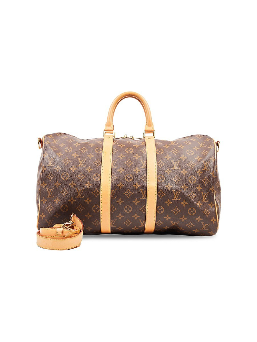 Louis Vuitton Women's Keepall Bandouliere 45 Monogram Canvas Duffel Bag - Brown | Saks Fifth Avenue OFF 5TH