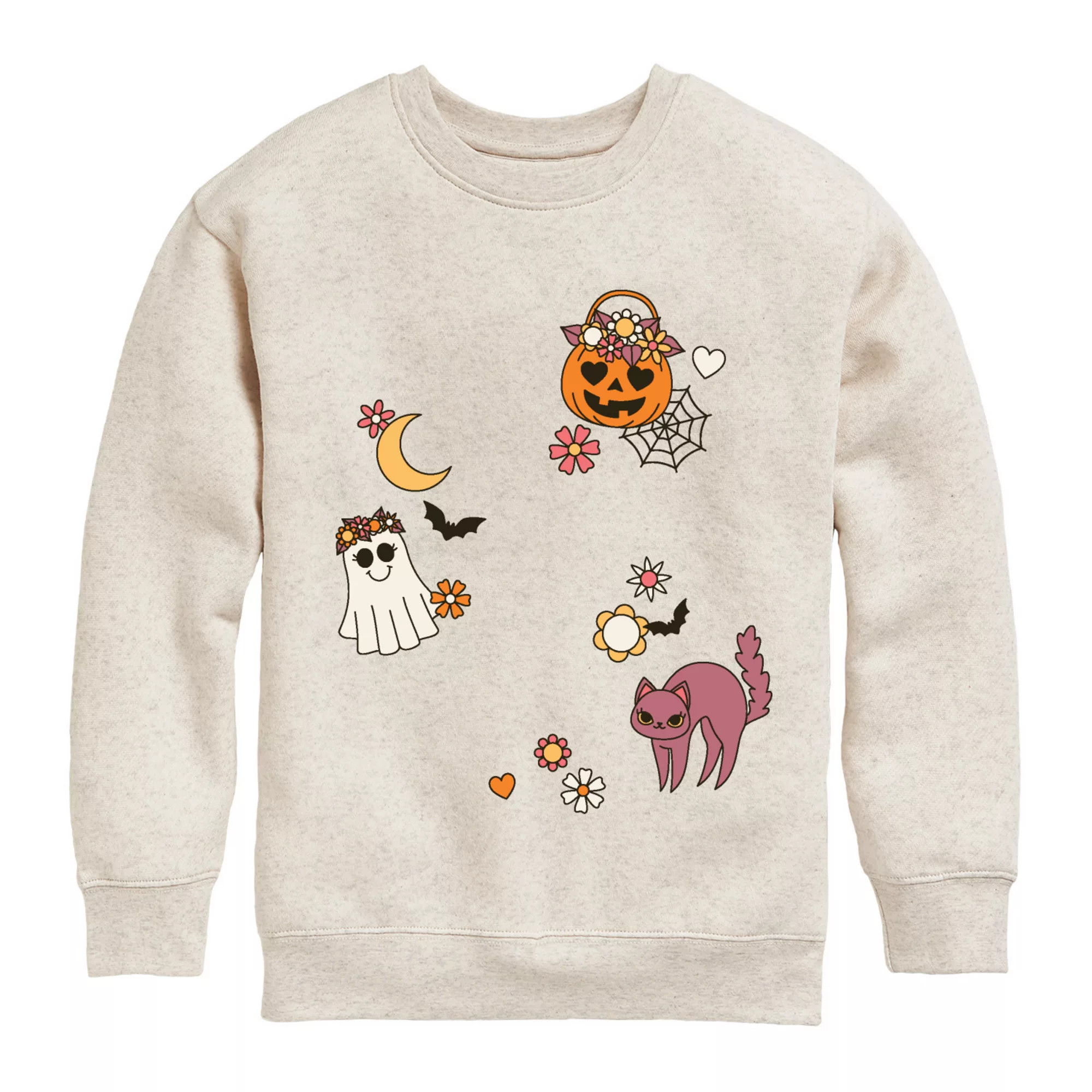 Girls 7-16 Groovy Halloween Graphic Sweatshirt | Kohl's