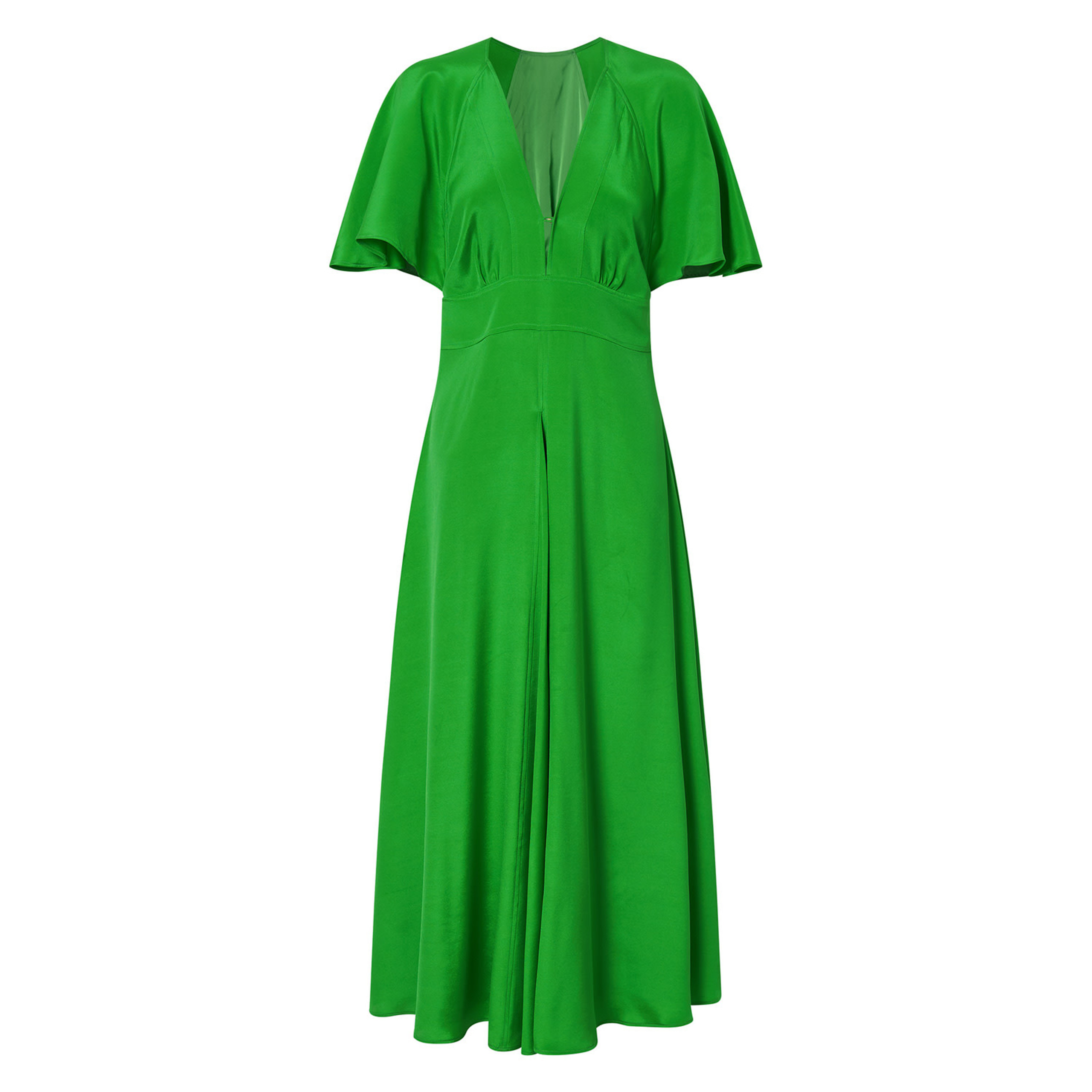 Cape Sleeve Dress - Jewel Green | Oroton | Oroton