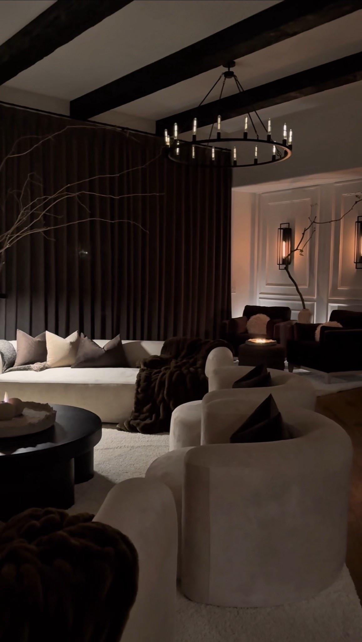 Soft lighting, layered textures, and sculptural furniture. This cozy living room is all about warmth and intention. Deep tones and neutral layers create a relaxed, elevated feel in every corner. ✨


#moodylivingroom #modernorganicstyle #neutralhomeinspo #cozyhomedecor #amazonhomefavorites #layeredinteriors #warmminimalism #modernhomedesign #interiorstylinginspo #earthytones #summerthompsonstyles


#LTKHome