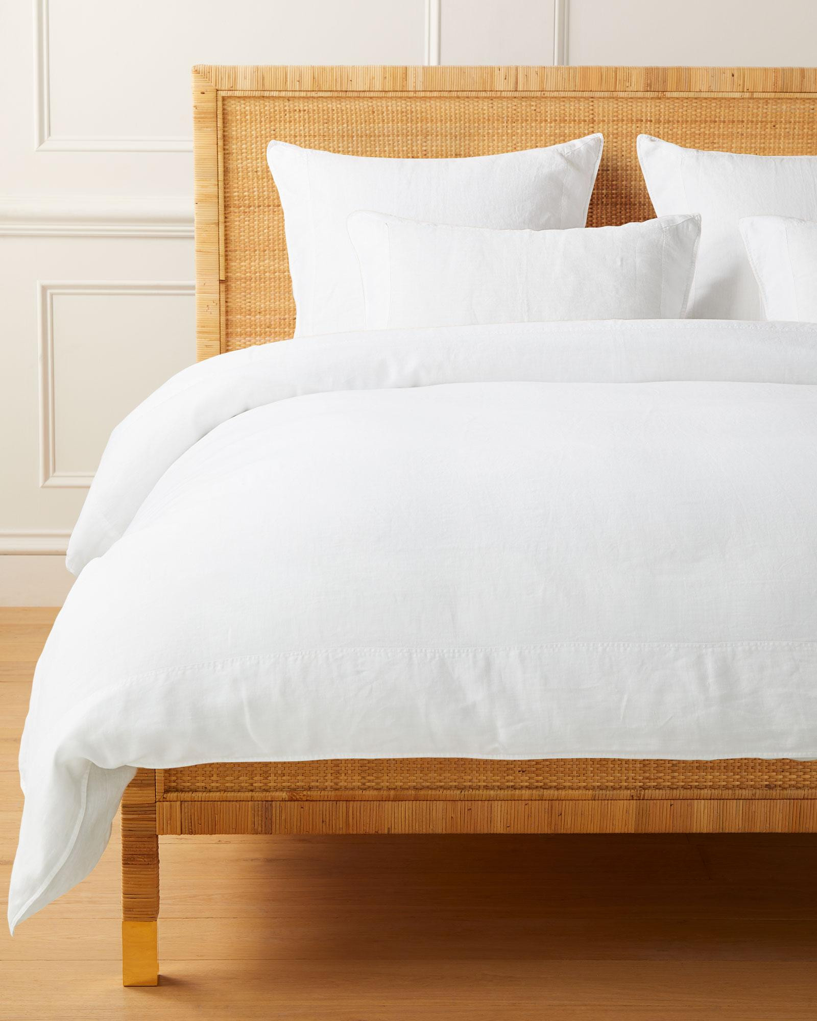 Positano Linen Duvet Cover | Serena and Lily