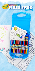 Crayola Color Wonder Magic Light Brush, Mess Free Painting Station for Kids, Toddler Toys & Activ... | Amazon (US)