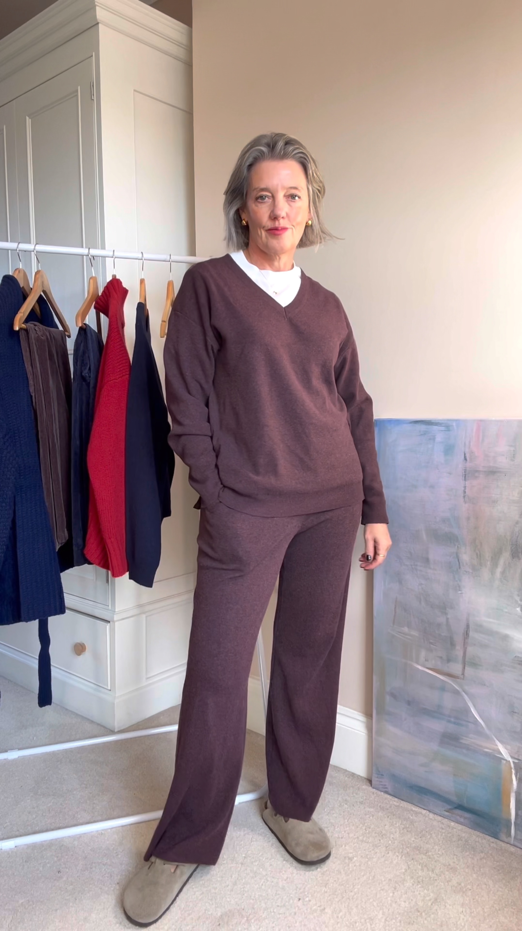 Items l’m adding to my wardrobe now 🧣
Pieces that I can wear now as we move towards the colder months of winter. My autumn basics are still working hard but now I’m wearing thicker jumpers, cosy co ords for days at home and I layering my outfits on chilly days. What’s your wardrobe staple for winter? 
Uniqlo set Jumper M Trousers L
Boden Cashmere Crew L
Cos Turtleneck S
Boden Cardigan M
Sezane Gilet 14
Whistles Jacket Smalll

Winter outfits 
Winter basics 
Loungewear 
Cashmere crew neck 
Cashmere turtleneck 
Red jumper barrel jeans 
Gilet 


#LTKmidsize #LTKstyletip #LTKwinter