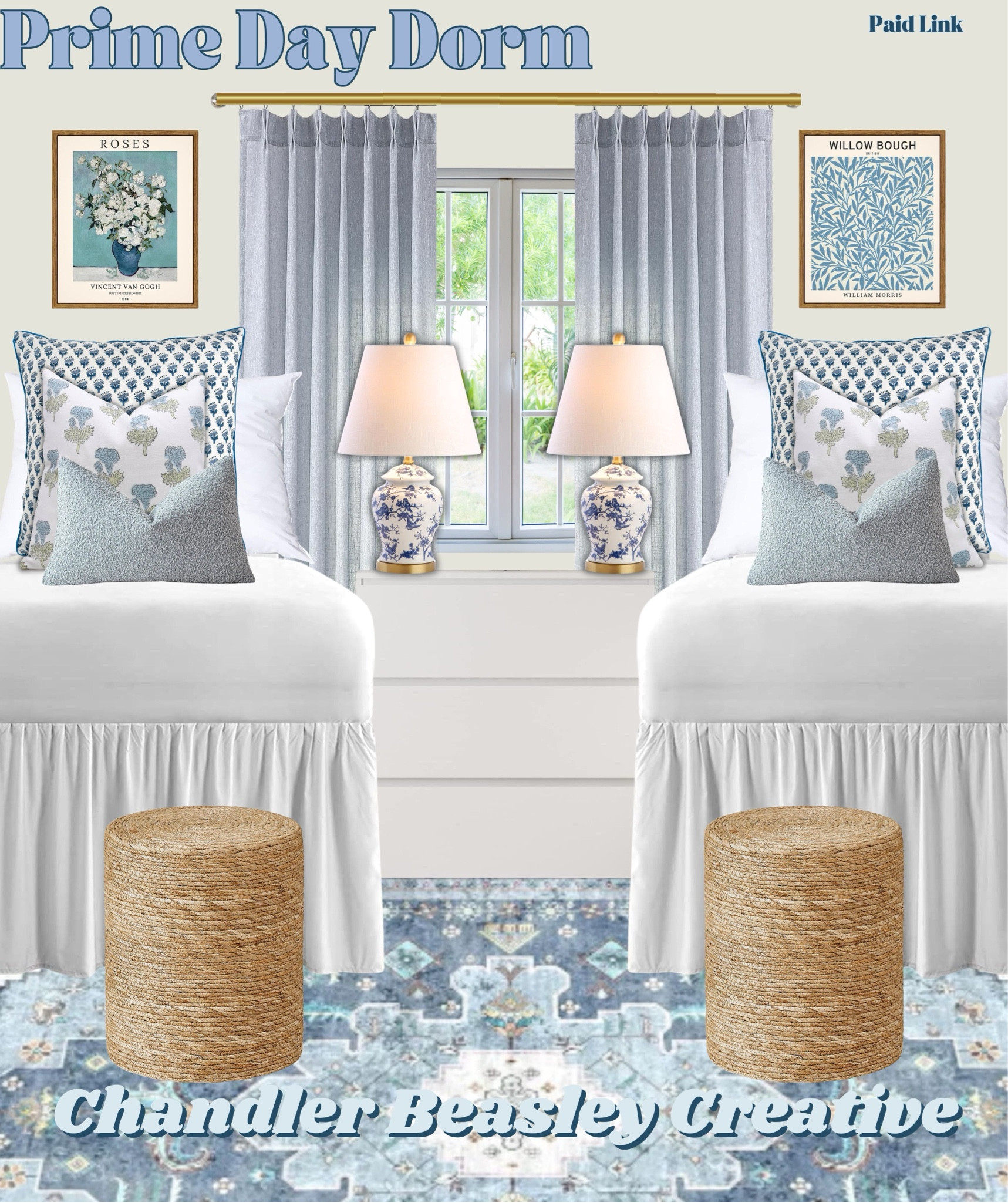 Blue dorm inspo for prime day!! 

#LTKHome #LTKFindsUnder100 #LTKSaleAlert