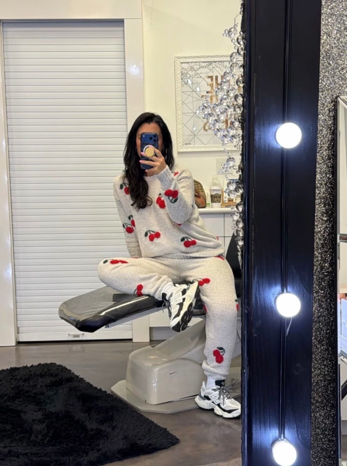 I wear a size small in the fuzzy set! I have EVERY COLOR. they’re on sale!!!