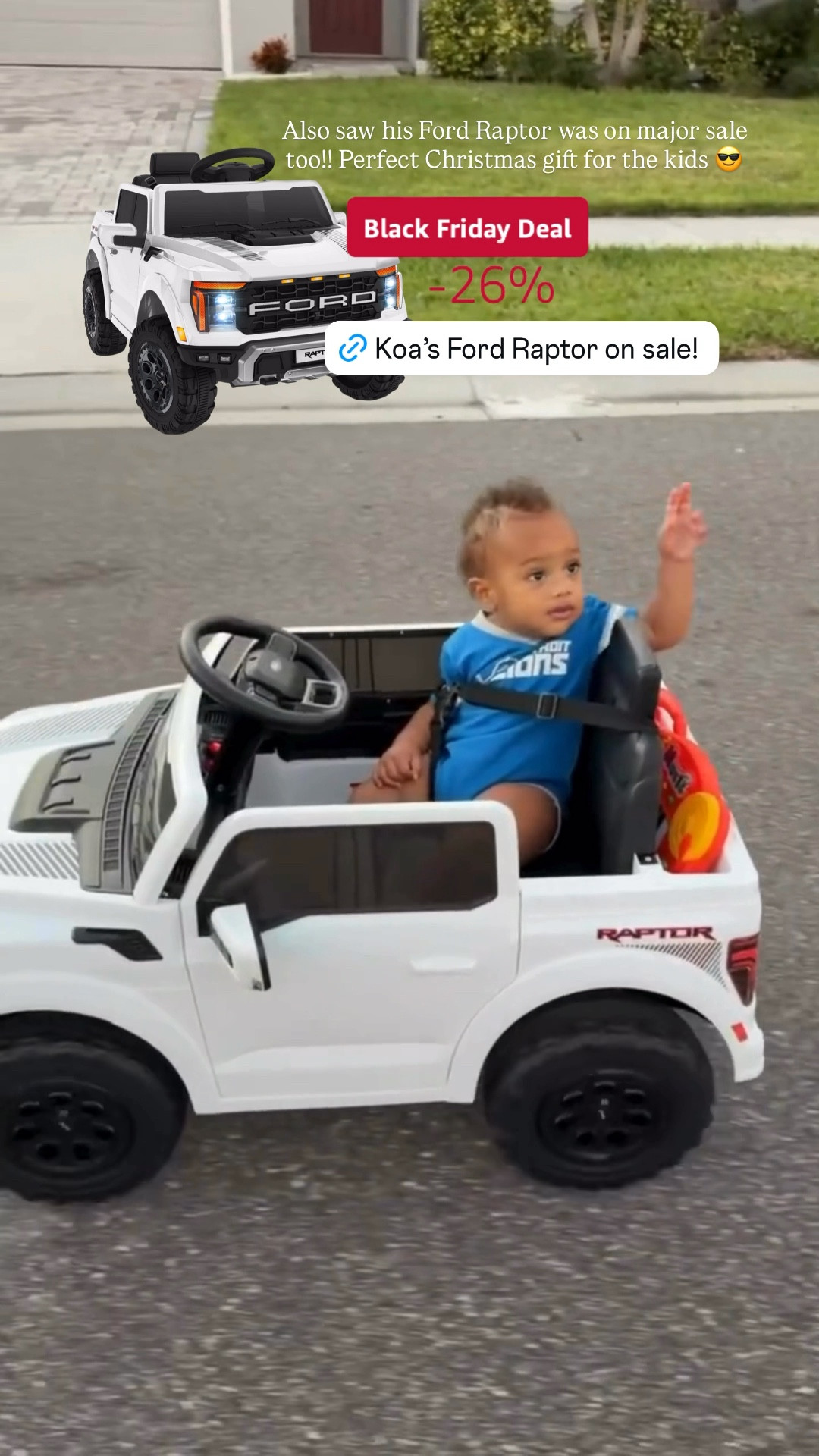 Koa’s Ford Raptor is on sale for cyber week!!! 

#LTKCyberWeek #LTKKids #LTKSaleAlert