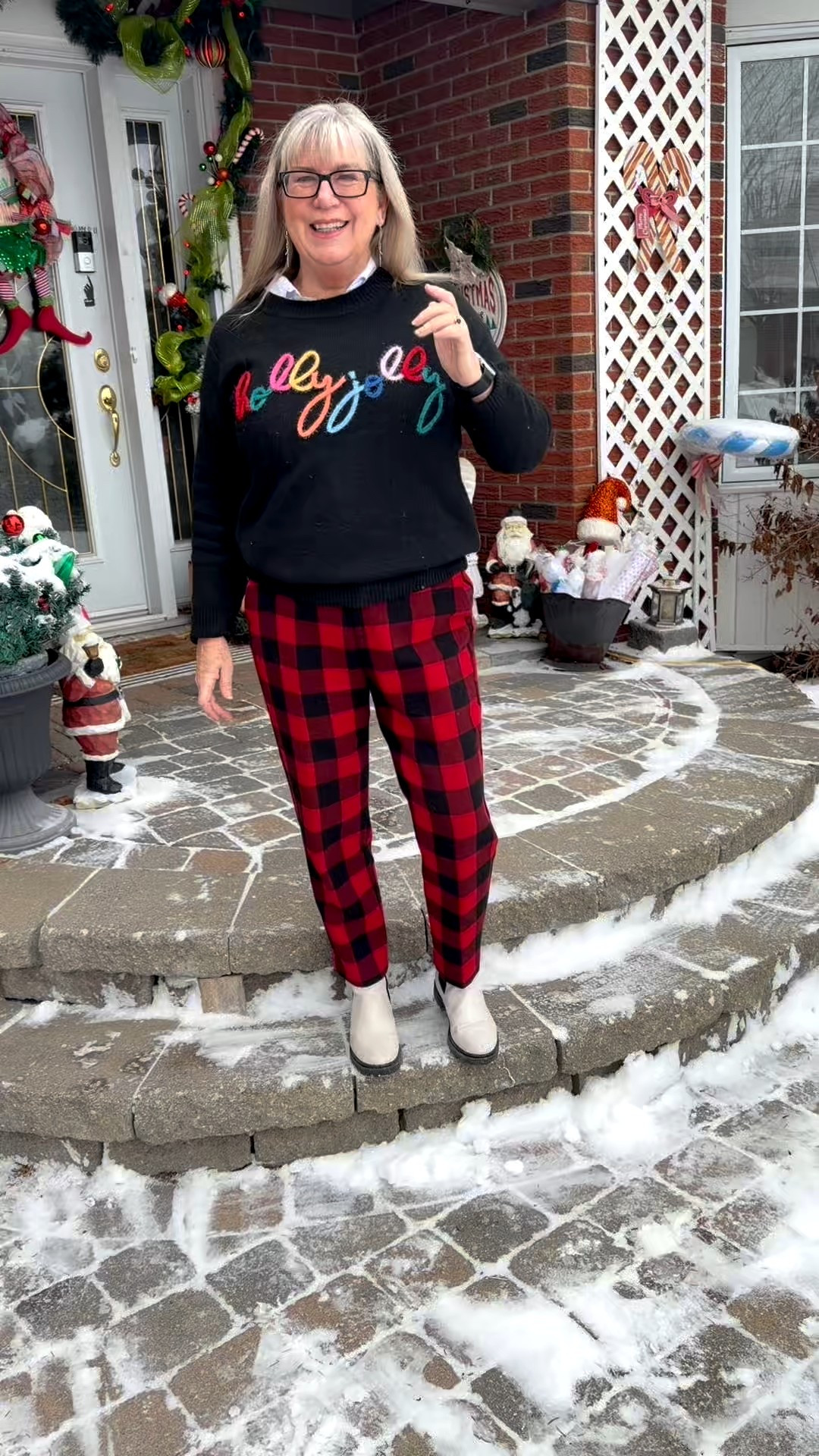 Christmas style elevated with a fun elf dress. It gives an ugly Christmas sweater new meaning 

#LTKHoliday #LTKMidsize #LTKOver40